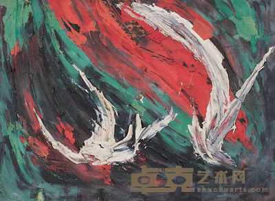 李青萍 飞天 37×50cm